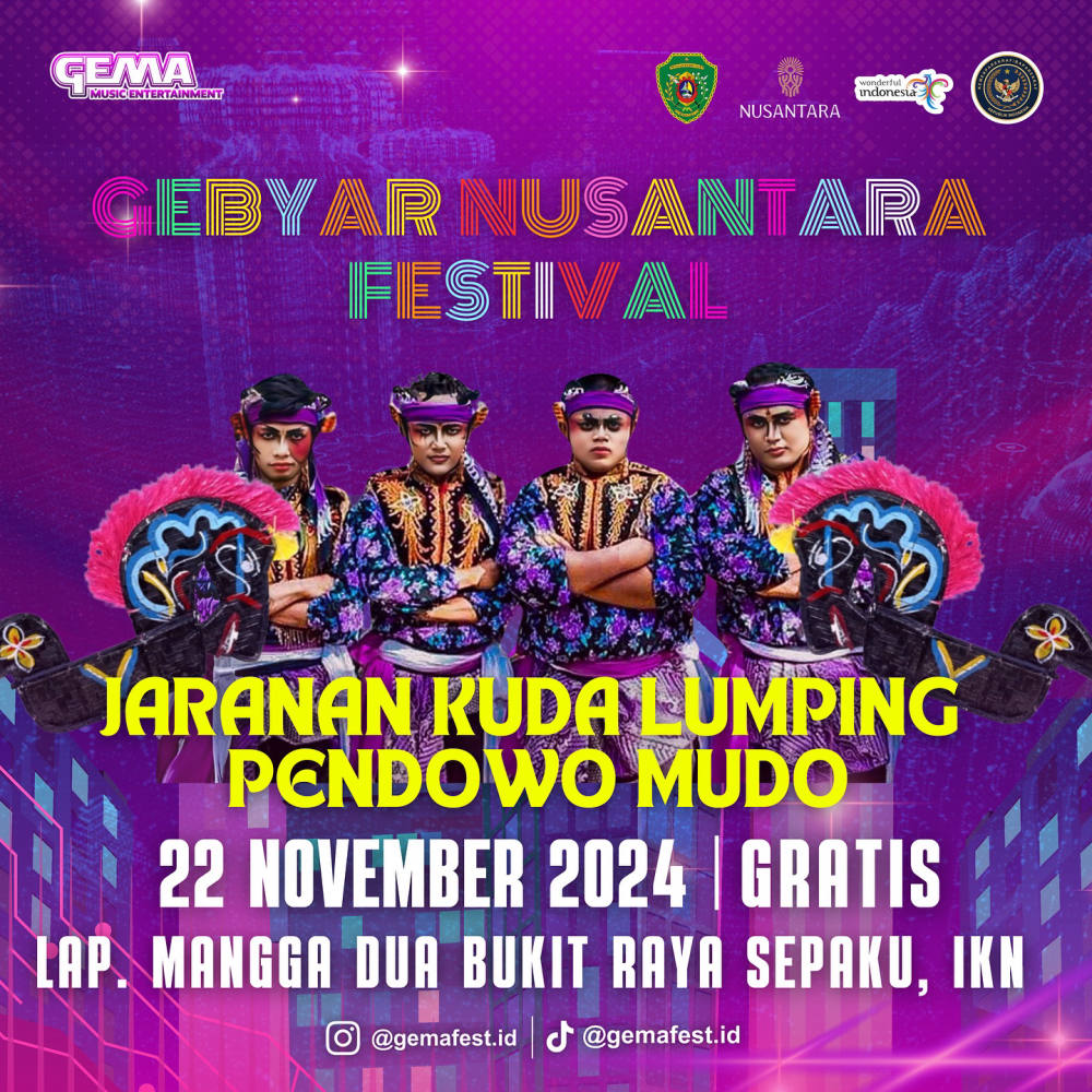 Gebyar Nusantara Festival 2024 Siap Meriahkan IKN dengan Budaya dan Musik