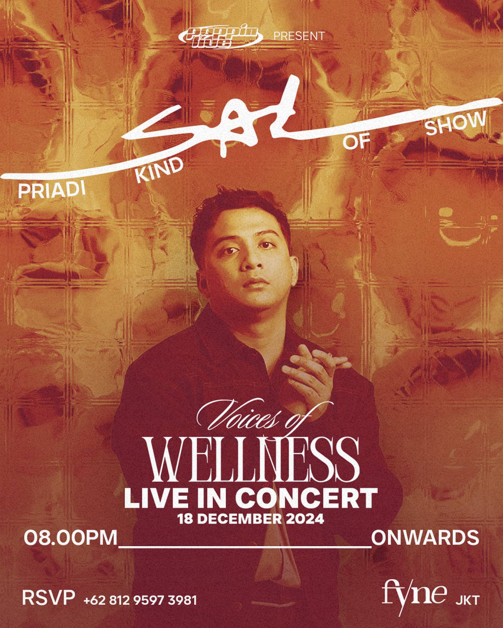 Sal Priadi akan Tampil dalam “Priadi Kind of Show” di Jakarta