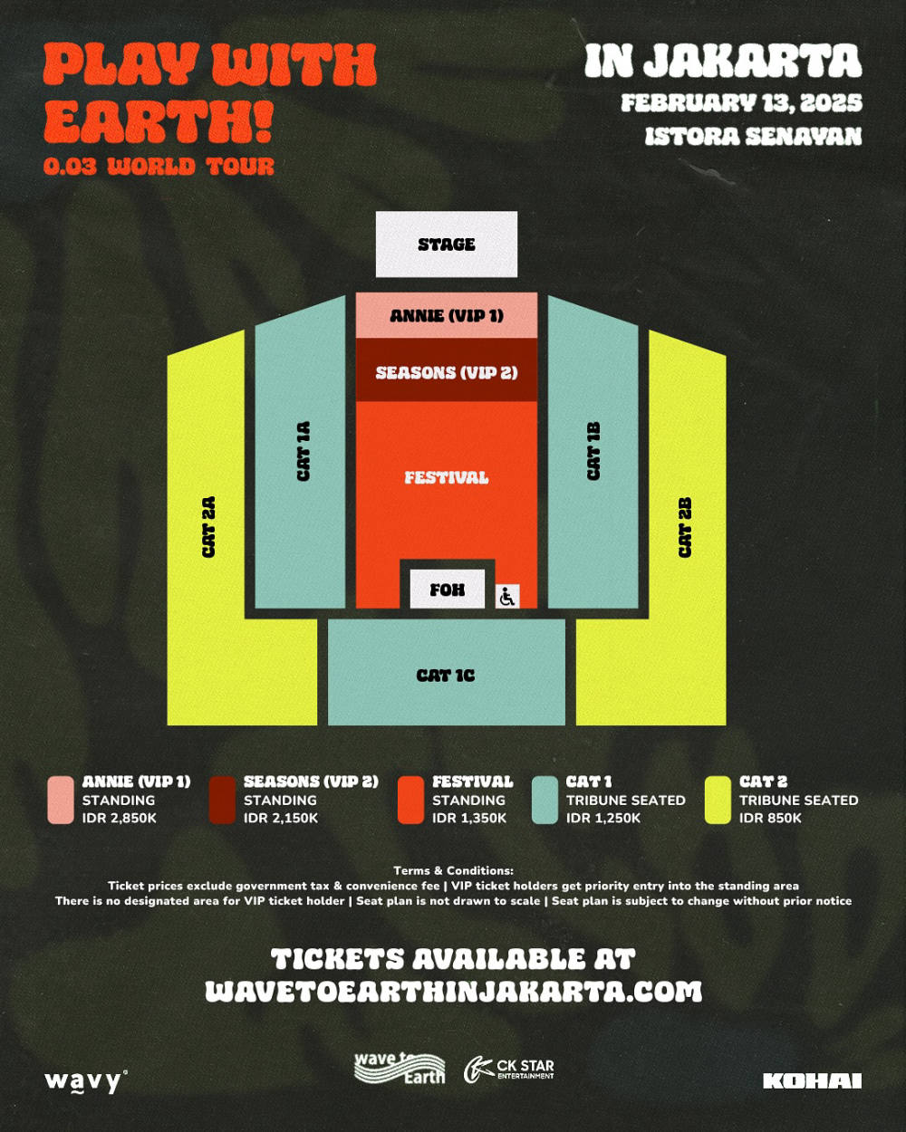 wave to earth Siap Menggelar Konser di Jakarta, Harga Tiket dan Jadwal Penjualan Resmi Diumumkan