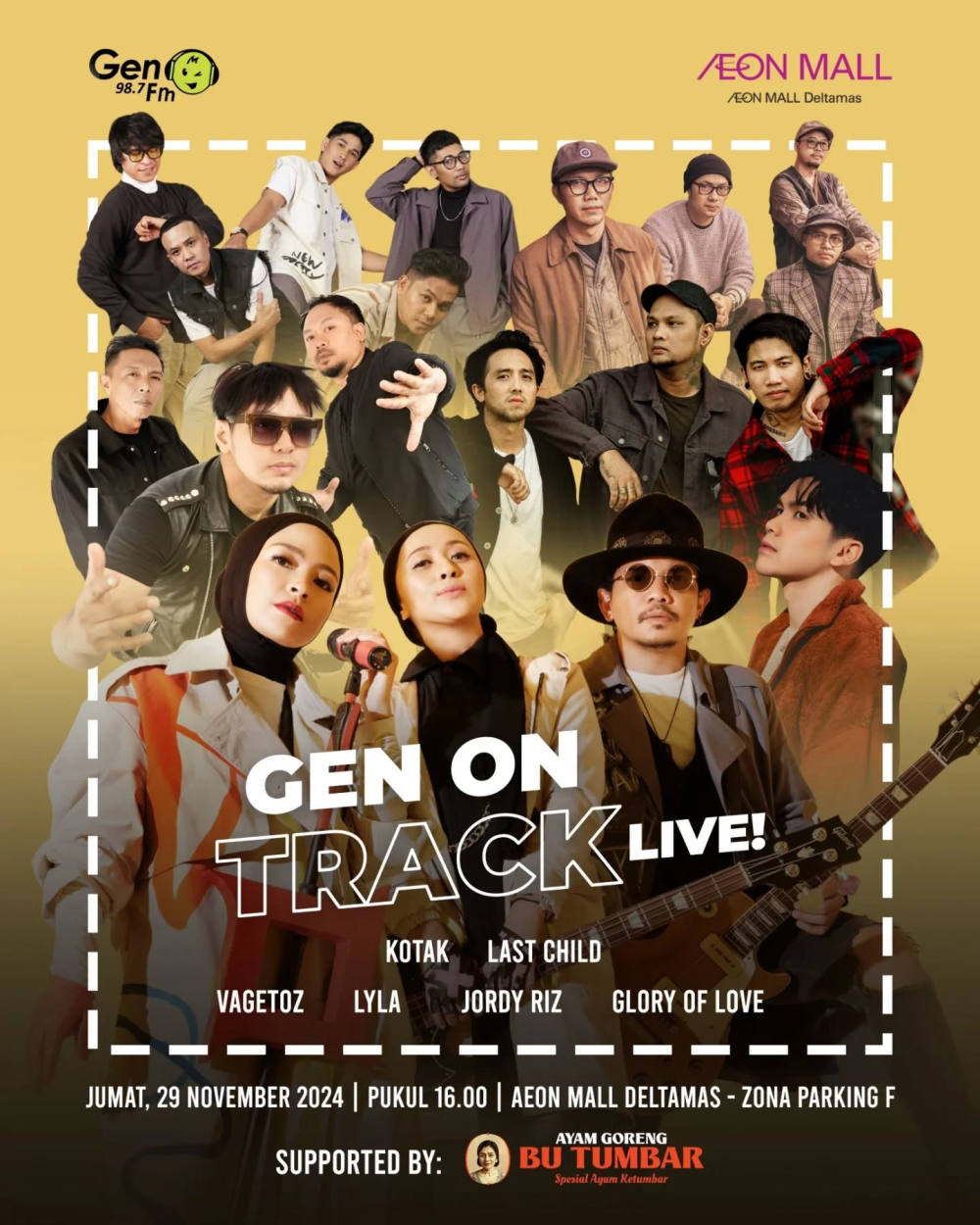 Konser “Gen on Track Live!” Siap Meriahkan Bekasi