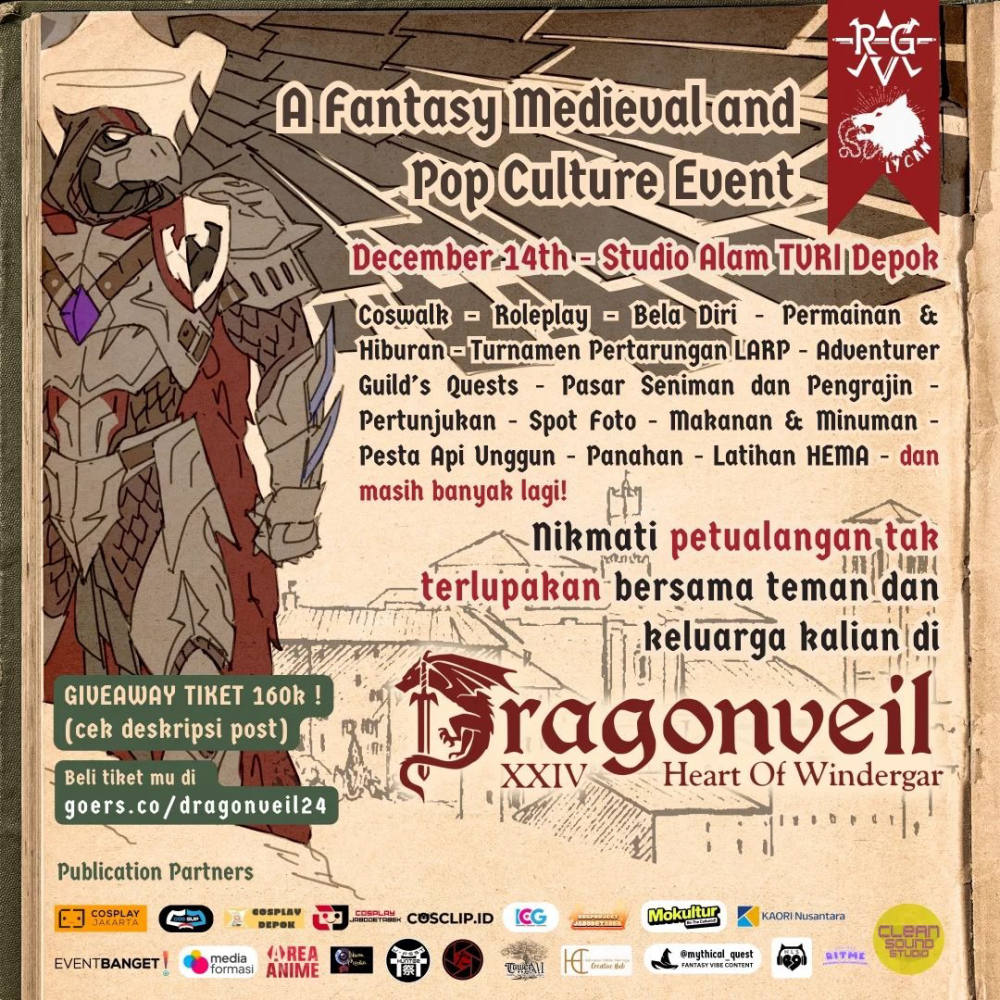 Dragonveil XXIV: Rasakan Petualangan Fantasi Medieval di Jantung Windergar