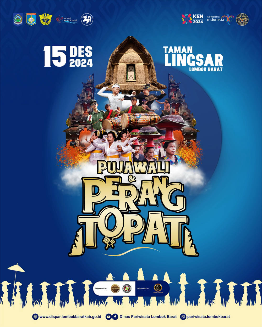 “Perang Topat” Siap Digelar di Lingsar: Simbol Harmoni dan Keberagaman