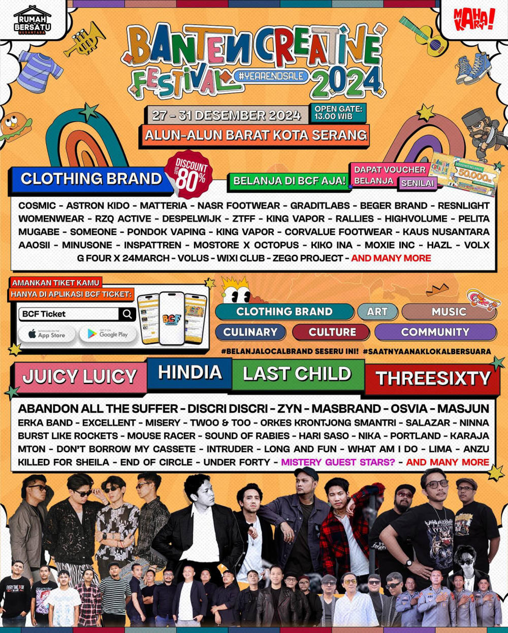 Banten Creative Fest Siap Meriahkan Akhir Tahun 2024 di Kota Serang