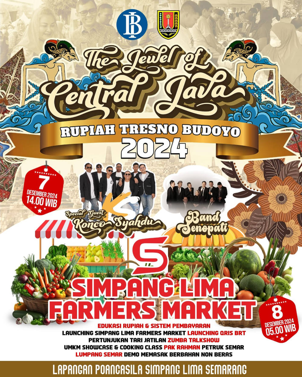Simpang Lima Farmers Market dan Jewel of Central Java: Sambut Kolaborasi Budaya dan Ekonomi