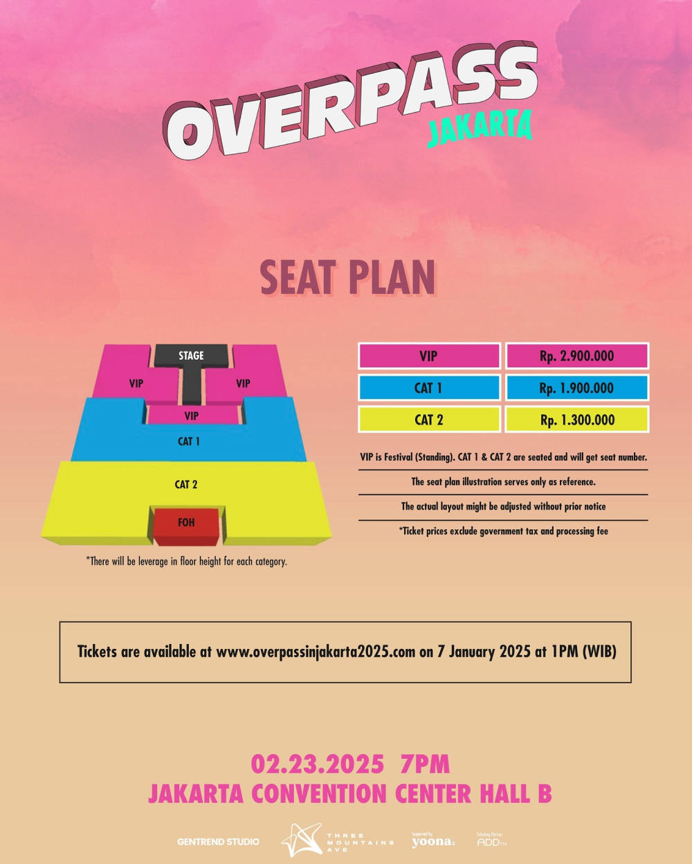 Harga Tiket dan Layout Overpass Jakarta Resmi Dirilis