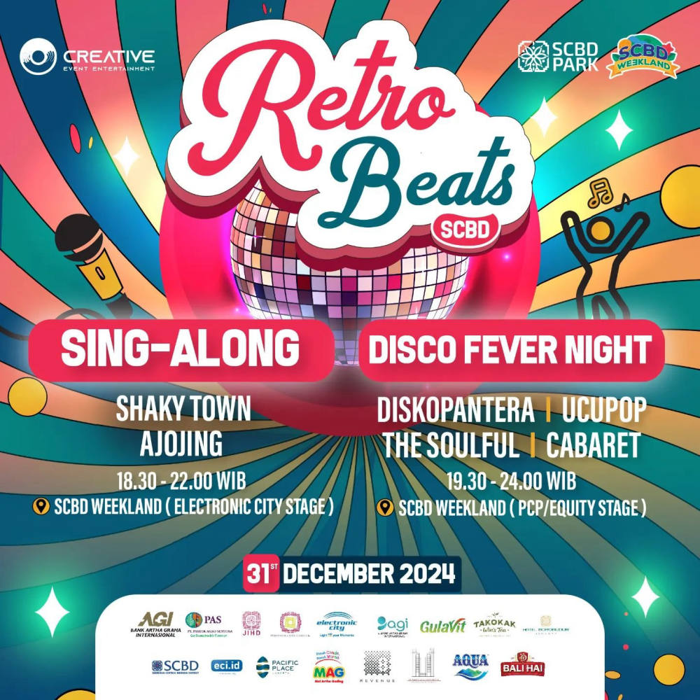 Nostalgia dan Joget Bersama: Sambut Tahun Baru 2025 di Retro Beats SCBD