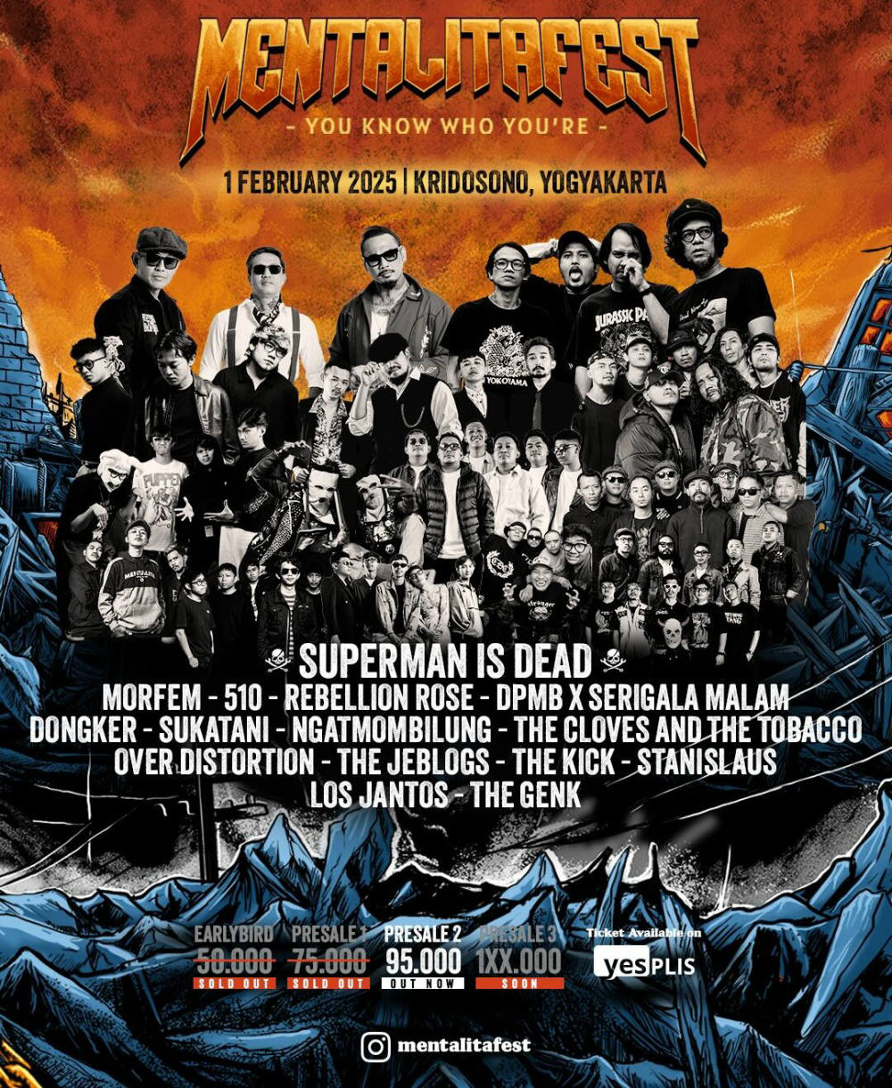 MentalitaFest #1: You Know Who You Are Guncang Yogyakarta Februari Mendatang