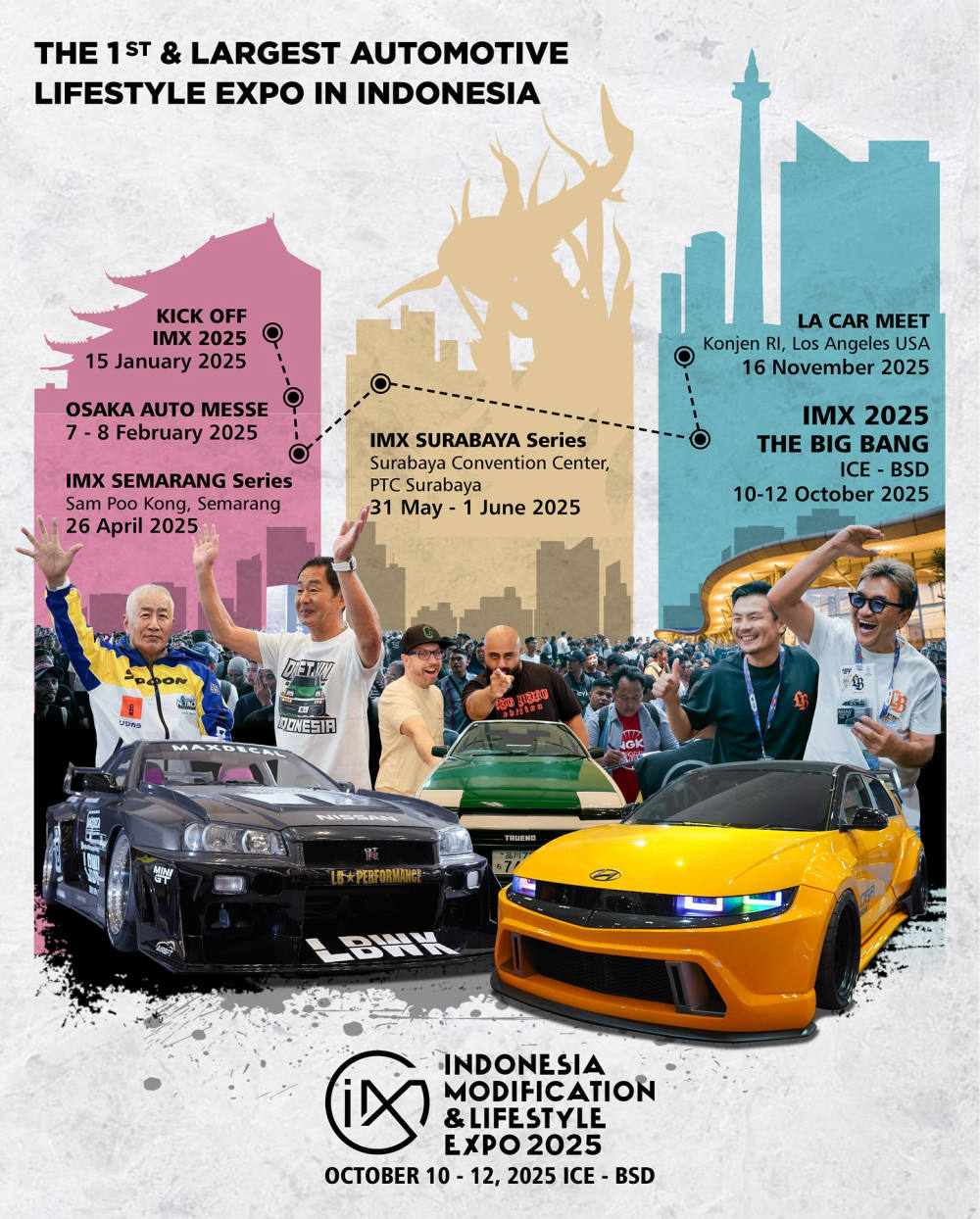 IMX 2025: Ajang Modifikasi dan Gaya Hidup Terbesar Asia Tenggara Kembali Hadir dengan Skala Lebih Besar