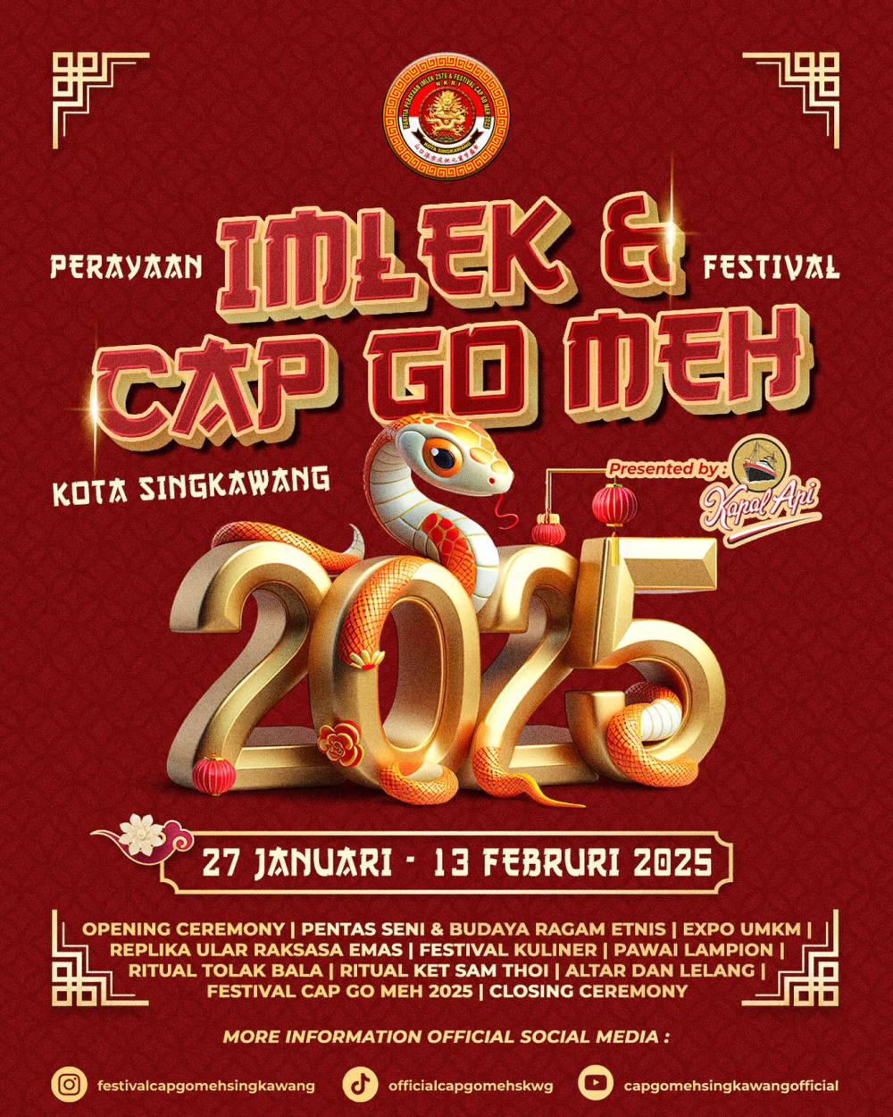 Festival Cap Go Meh Singkawang 2025: Perayaan Budaya yang Kembali Dinantikan