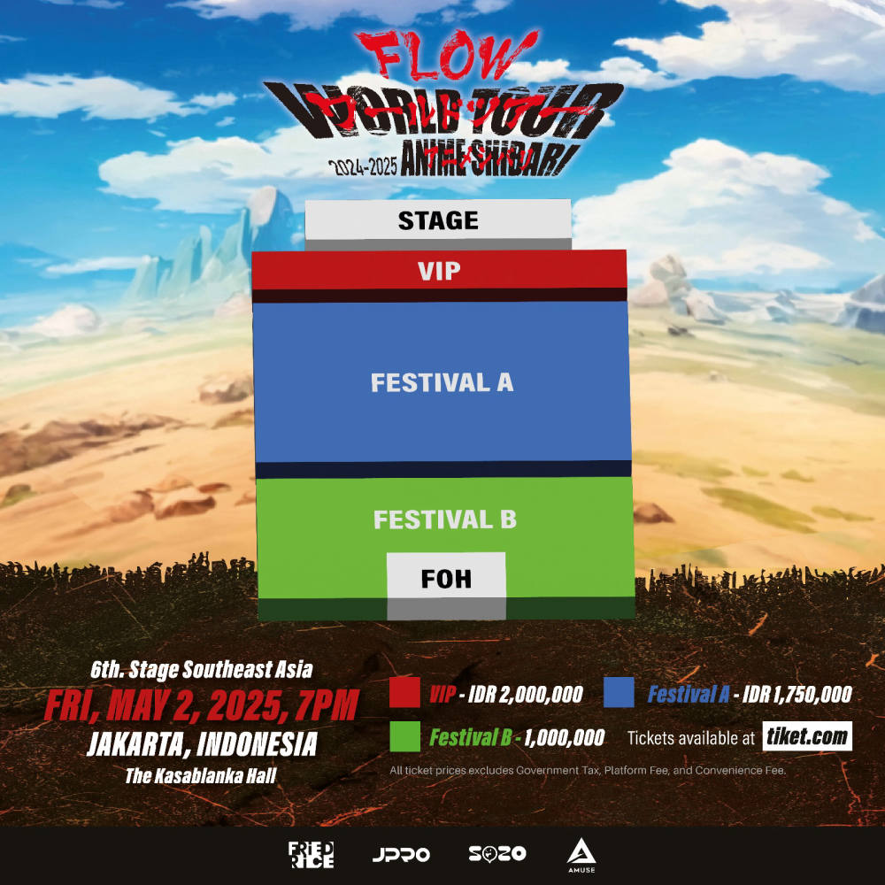 Harga Tiket Konser FLOW di Jakarta Resmi Diumumkan