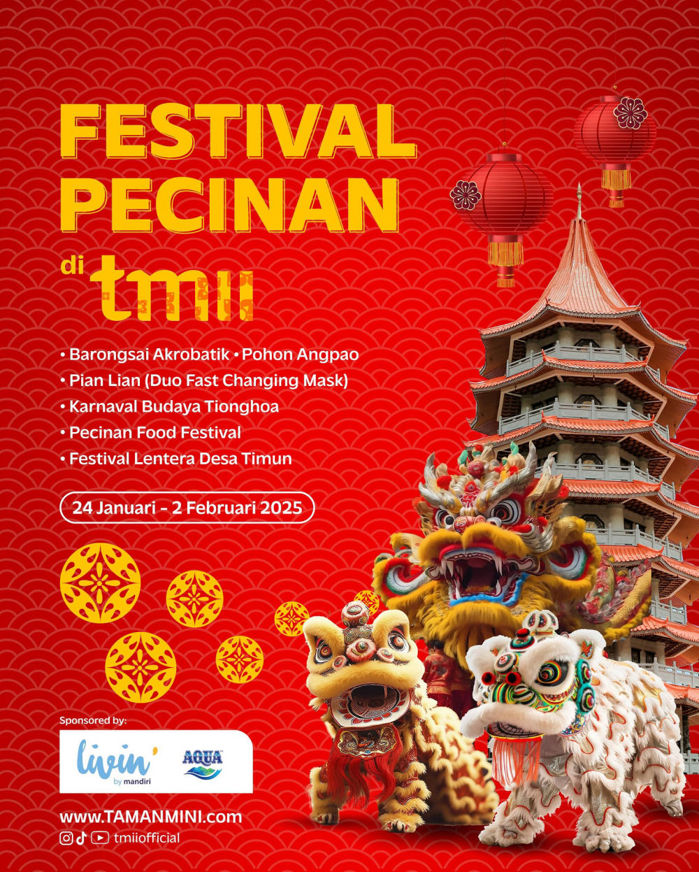 Berbagai Keseruan Tahun Baru Imlek dengan Festival Pecinan TMII