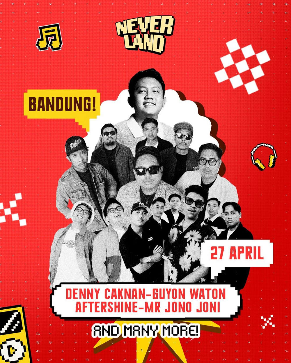 NEVERLAND 2025: Denny Caknan, Guyon Waton, Aftershine, dan Mr. Jono Joni Tampil di Bandung NEVERLAND 2025: Denny Caknan, Guyon Waton, Aftershine, dan Mr. Jono Joni Tampil di Bandung