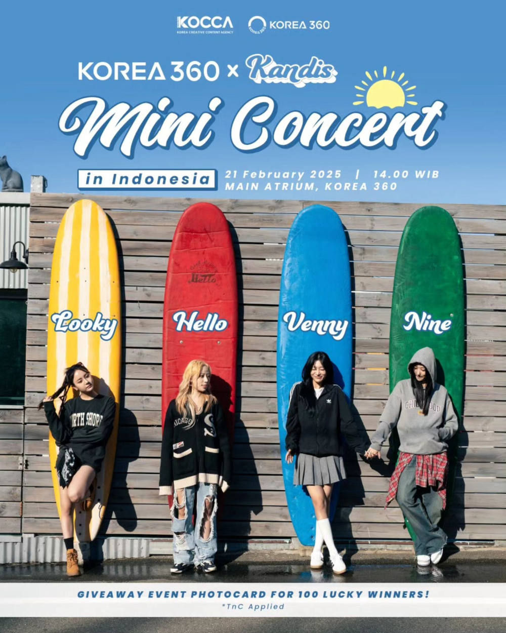 Mini Konser ‘KOREA 360 X Kandis’ Akan Digelar di Jakarta Februari Mendatang