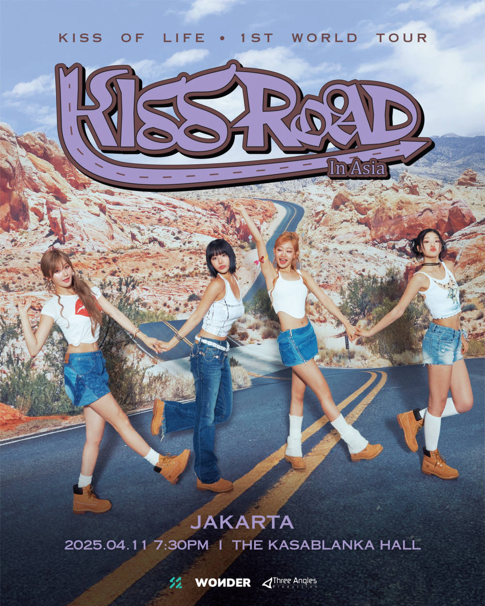 “KISS OF LIFE 1ST WORLD TOUR [KISS ROAD]” -Jakarta: Detail dan Penjualan Tiket