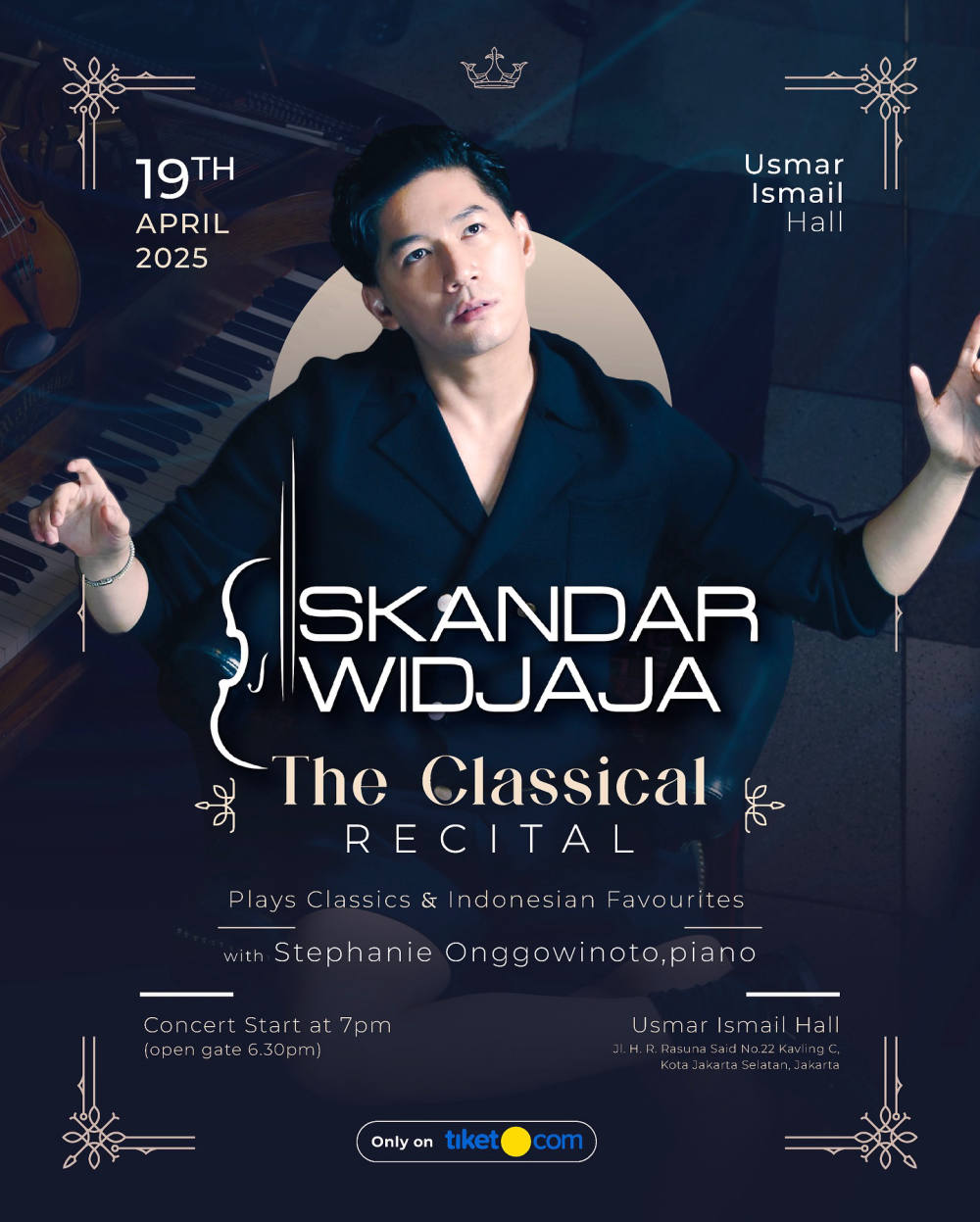 Iskandar Widjaja Kembali ke Jakarta dengan ‘The Classical Recital’