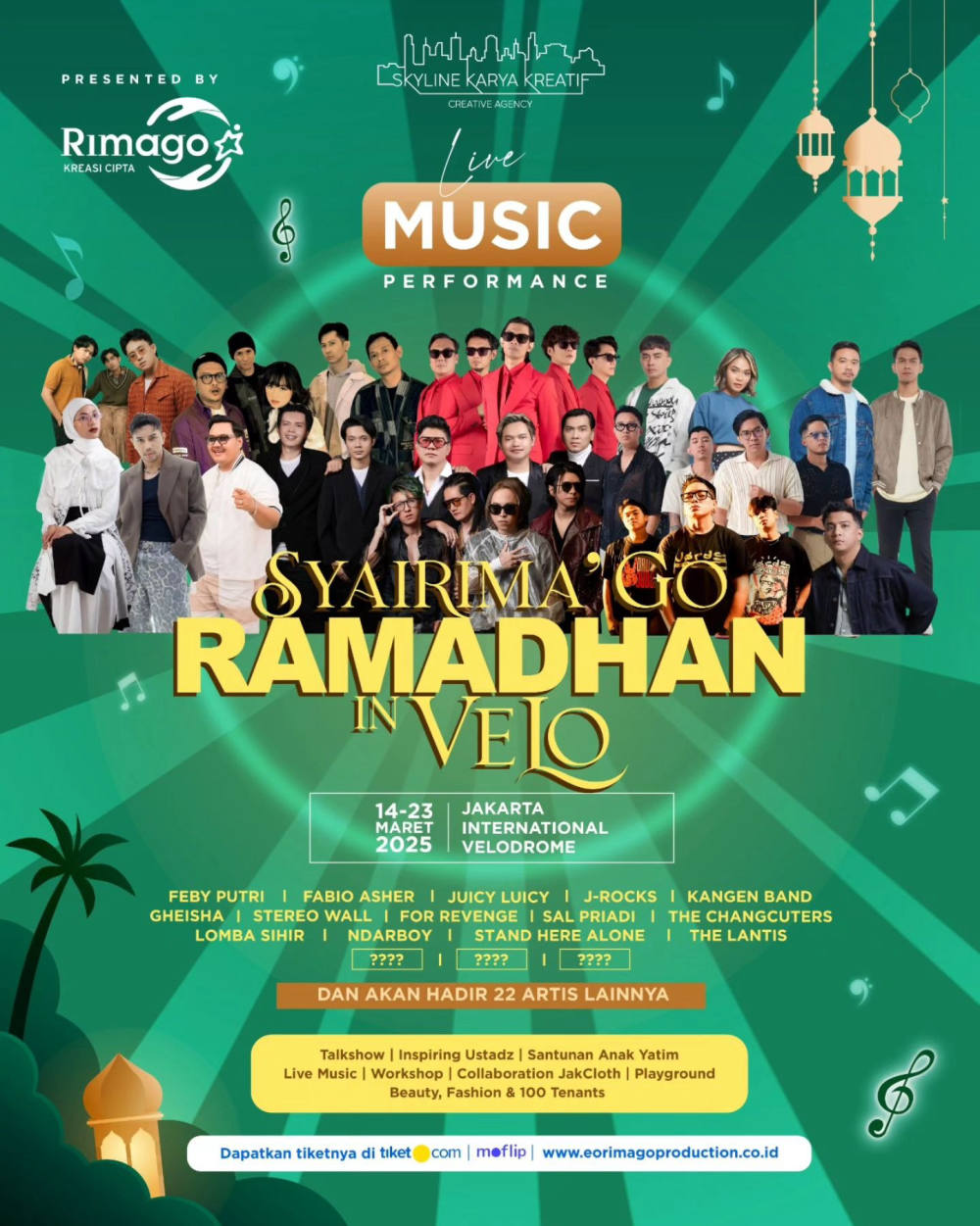 Syairimago Ramadhan in Velo: Perpaduan Musik, Kuliner, dan Inspirasi di Jakarta International Velodrome