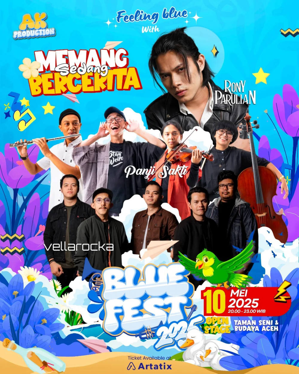 Blue Fest 2025 Siap Guncang Banda Aceh, Musisi Lokal dan Nasional Tampil Satu Panggung