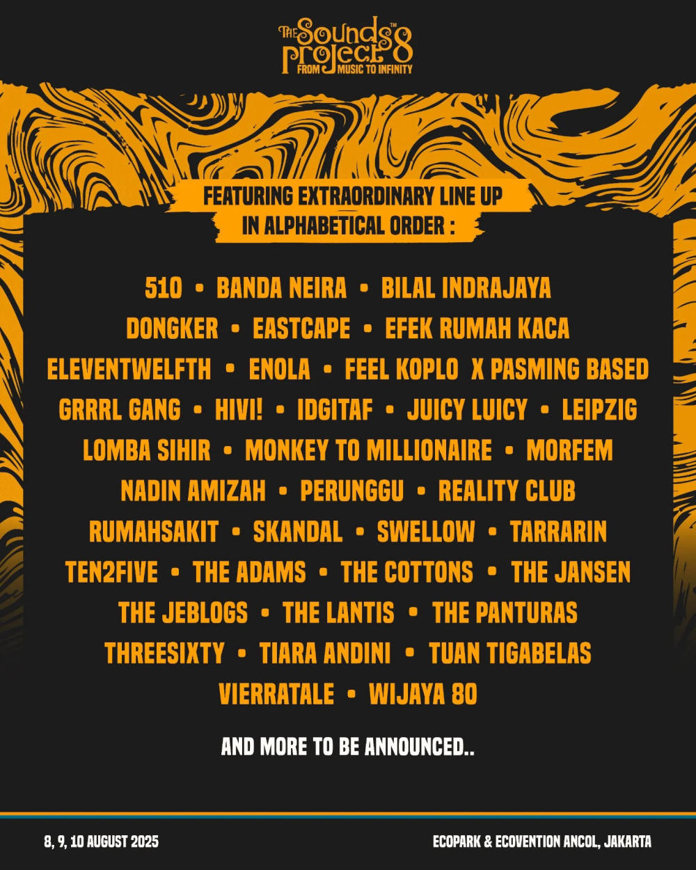 The Sounds Project 8 Umumkan Lineup Fase Pertama