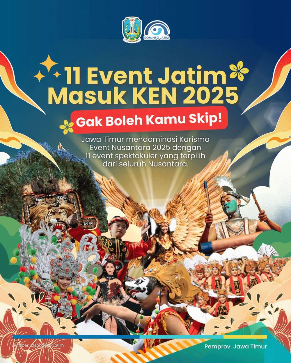 Sebelas Event Unggulan Jawa Timur Masuk Karisma Event Nusantara (KEN) 2025 Sebelas Event Unggulan Jawa Timur Masuk Karisma Event Nusantara (KEN) 2025