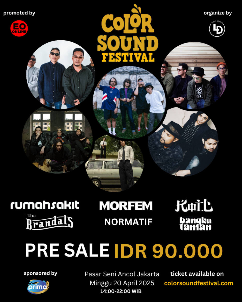 Color Sound Festival 2025: Sensasi Konser dengan Vibes Tematik di Pasar Seni Ancol