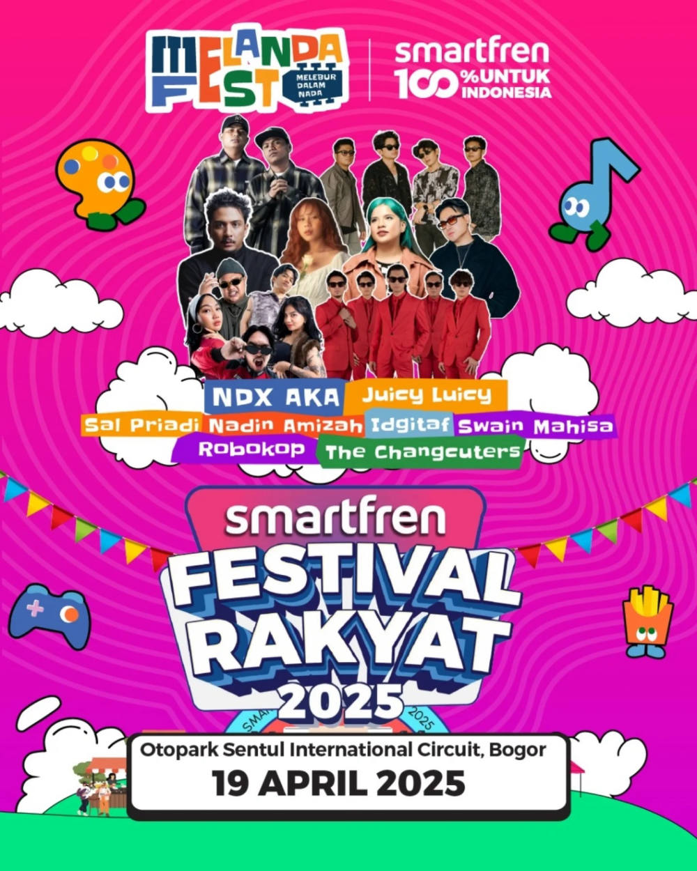 Melanda Fest 2025 Siap Guncang Sentul dengan Beragam Genre Musik