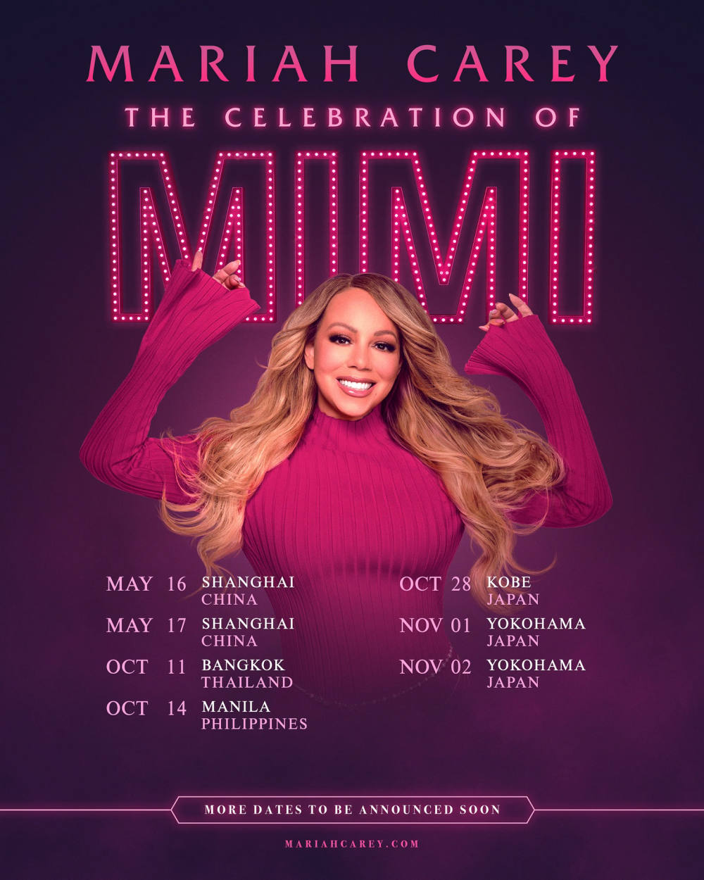 Mariah Carey Umumkan Tur “The Celebration of Mimi,” Jakarta Masih Tanda Tanya Mariah Carey Umumkan Tur “The Celebration of Mimi,” Jakarta Masih Tanda Tanya