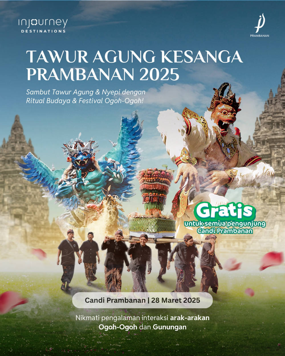 Tawur Agung Kesanga 2025: Perayaan Sakral di Candi Prambanan Menjelang Nyepi