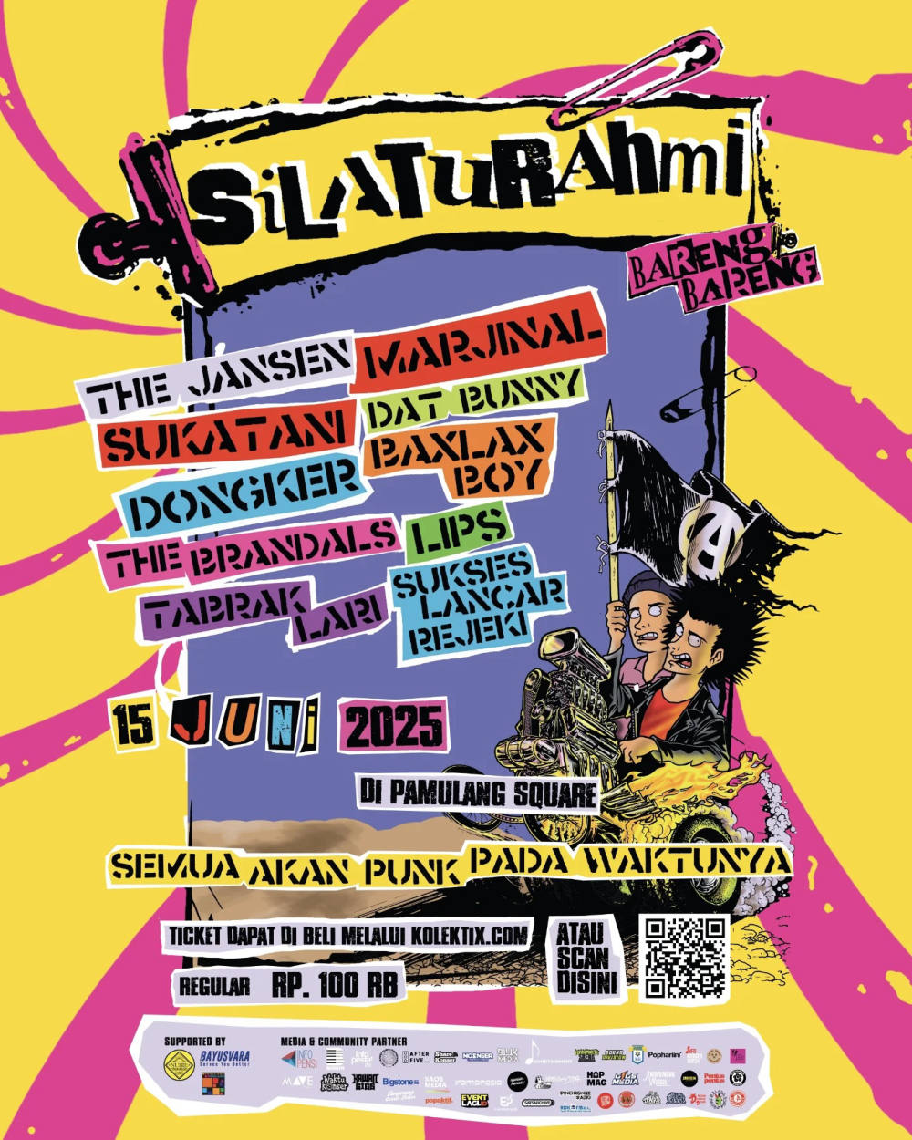 Silaturahmi: Panggung Musik Alternatif dan Punk di Pamulang Square