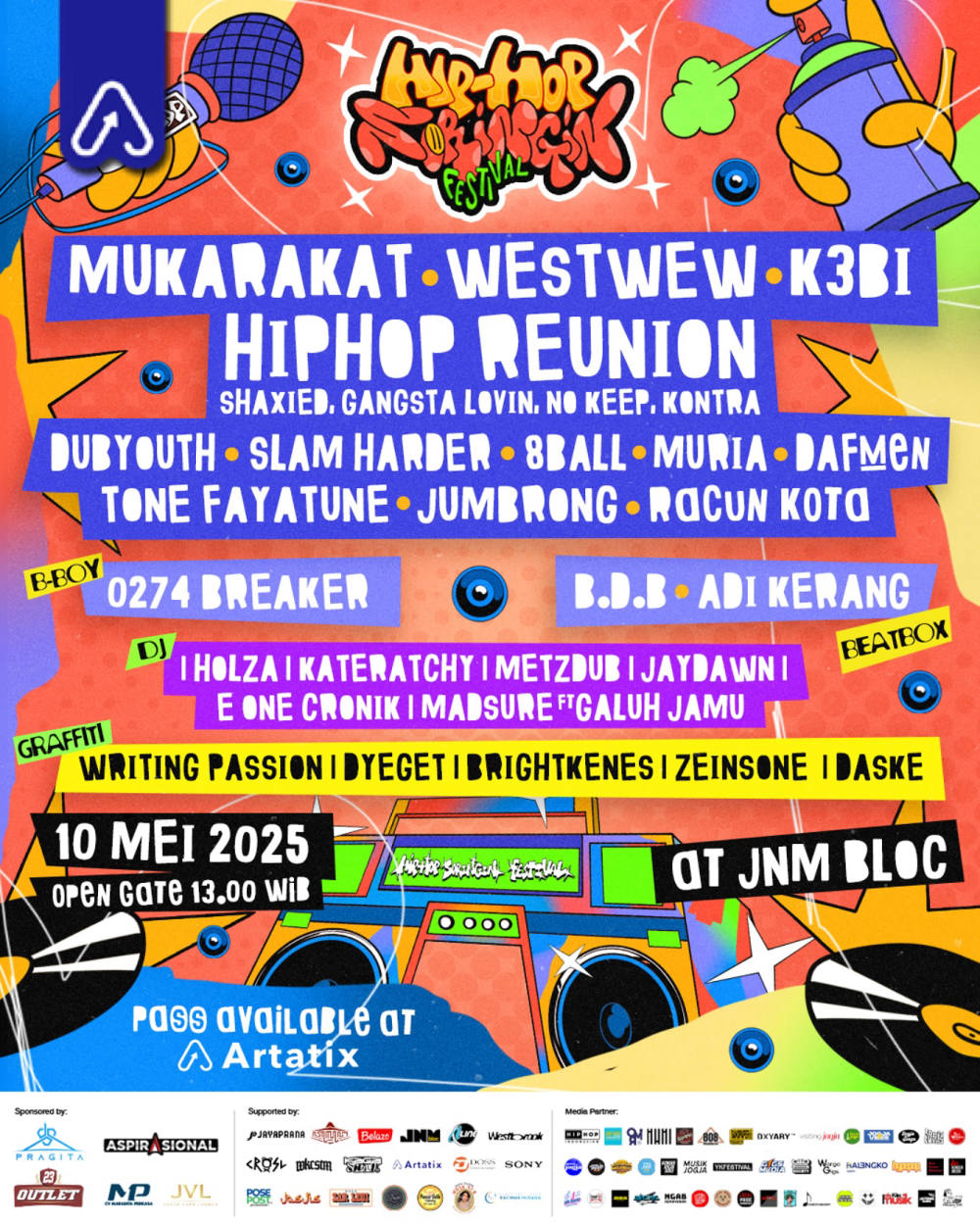 Hiphop Soringin Festival 2025 Kembali Hadir di Yogyakarta