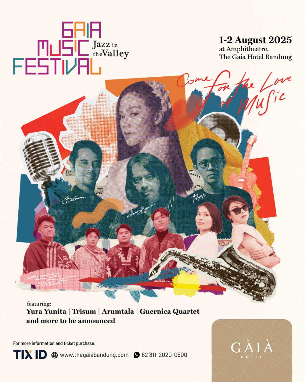 Gaia Music Fest 2025 Umumkan Lineup Fase Pertama: Yura Yunita, TRISUM, Arumtala, dan Guernica Quartet