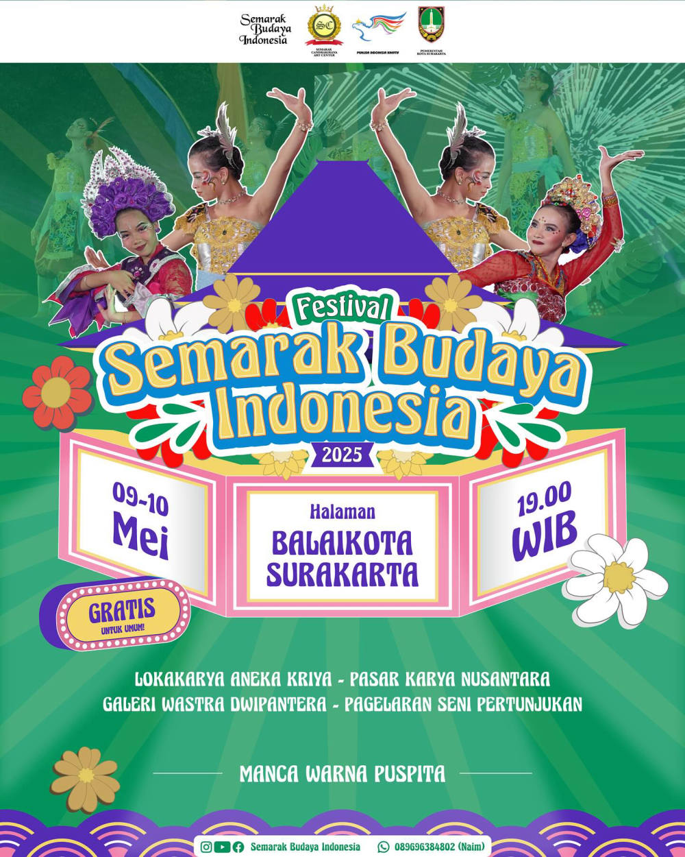 Semarak Budaya Indonesia 2025 Siap Digelar di Surakarta