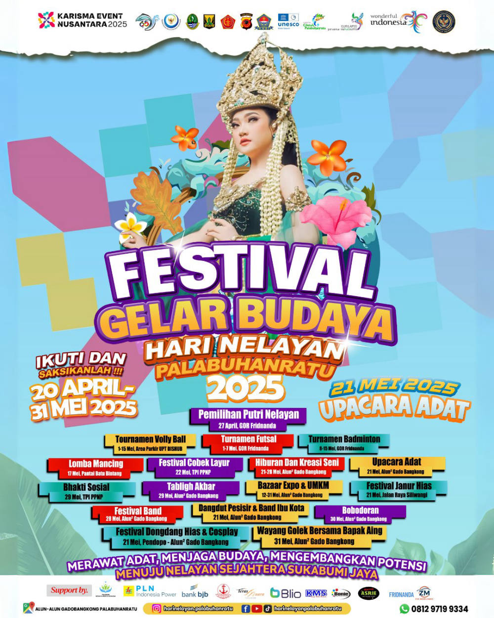 Festival Hari Nelayan Palabuhanratu 2025 Akan Segera Digelar