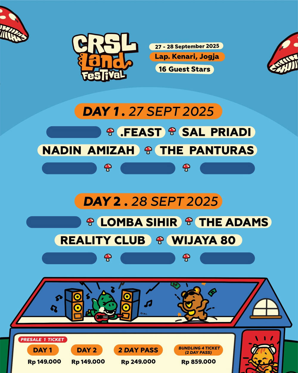 CRSL Land Festival 2025 Siap Hadir di Yogyakarta