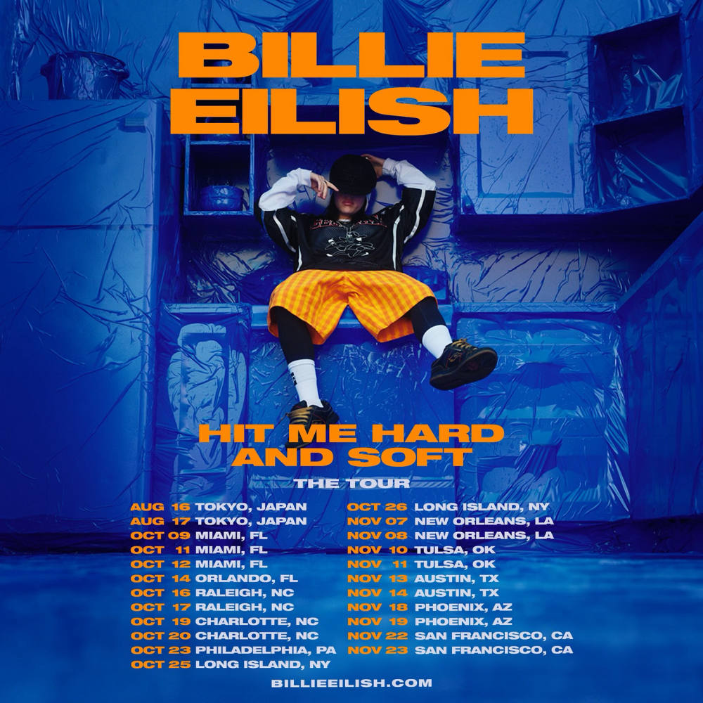 Billie Eilish Tambah Jadwal Tur Dunia “Hit Me Hard and Soft”