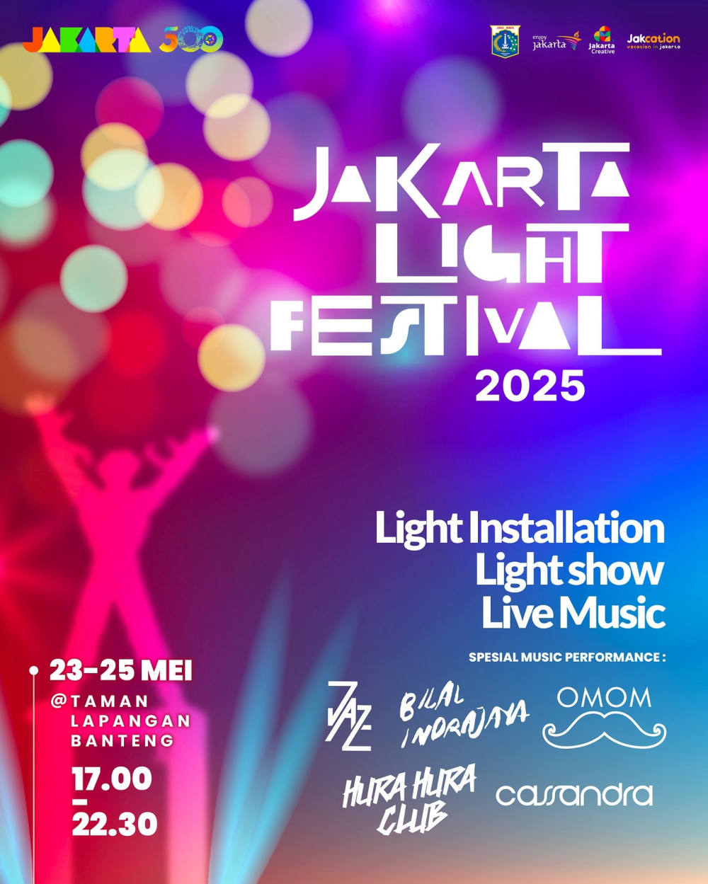 Jakarta Light Festival 2025 Kembali Hadir dengan Light Show dan Musik Gratis Akhir Pekan ini Jakarta Light Festival 2025 Kembali Hadir dengan Light Show dan Musik Gratis Akhir Pekan ini