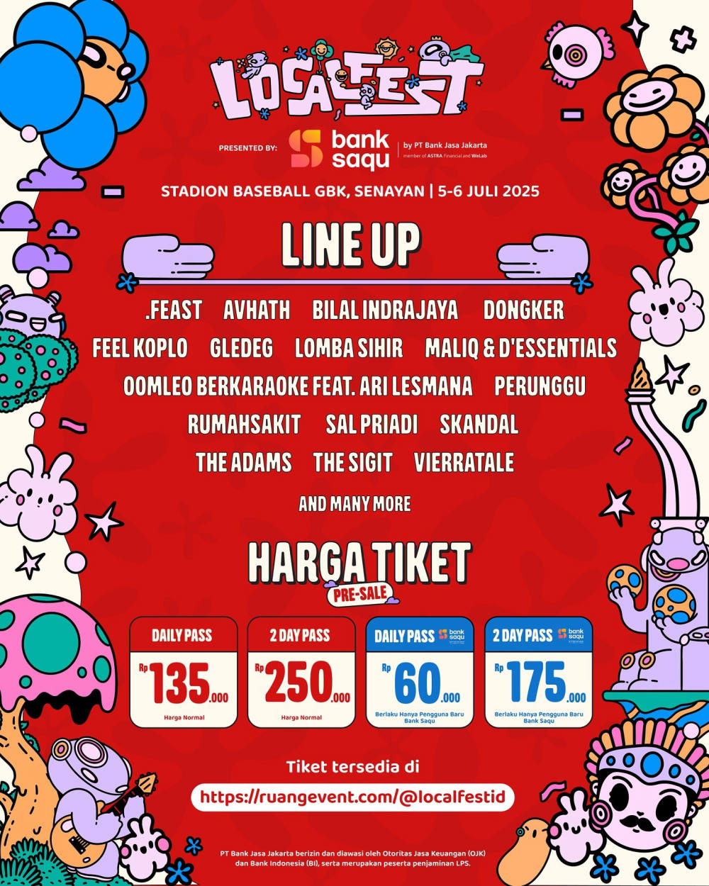 Festival Localfest Jakarta Siap Digelar di GBK, Hadirkan Beragam Kreativitas Anak Muda