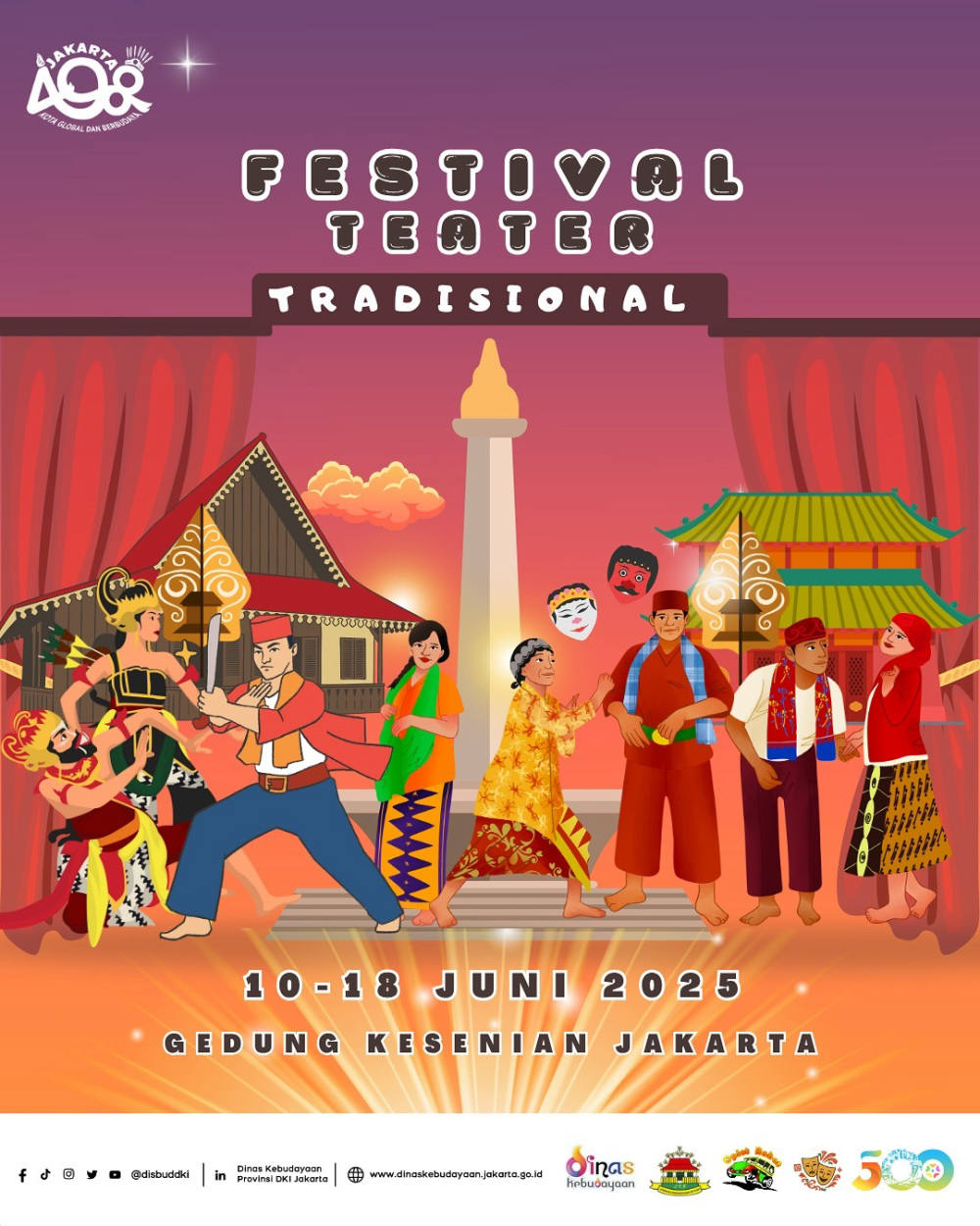 Festival Teater Tradisional 2025 Angkat Cerita Rakyat Jakarta di Gedung Kesenian