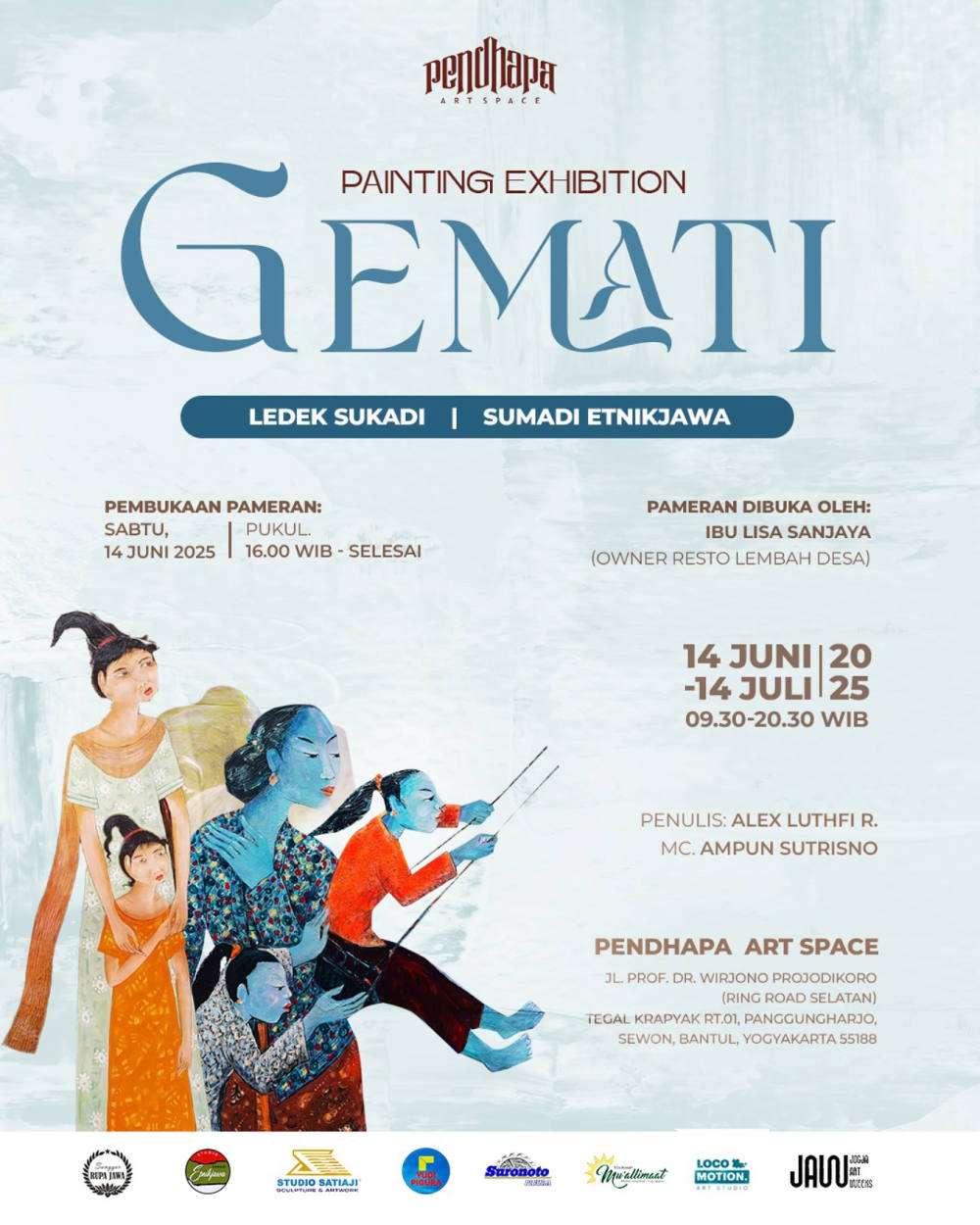 Pameran Lukisan “GEMATI” Hadirkan Karya Berbasis Budaya Jawa di Yogyakarta