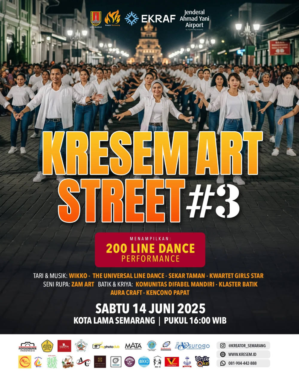 Kresem Art Street #3 Siap Digelar Kembali di Kota Lama Semarang