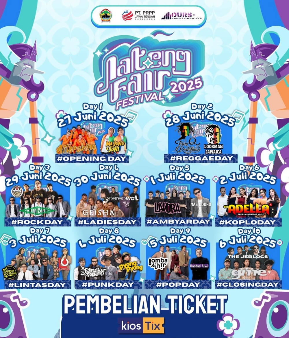Jateng Fair Festival 2025 Siap Digelar, Berikut Rangkaian Acara Setiap Harinya
