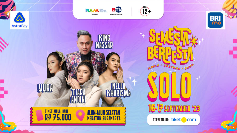 Semesta Berpesta 2023: Hiburan Musik, Kuliner, dan Fashion di Solo