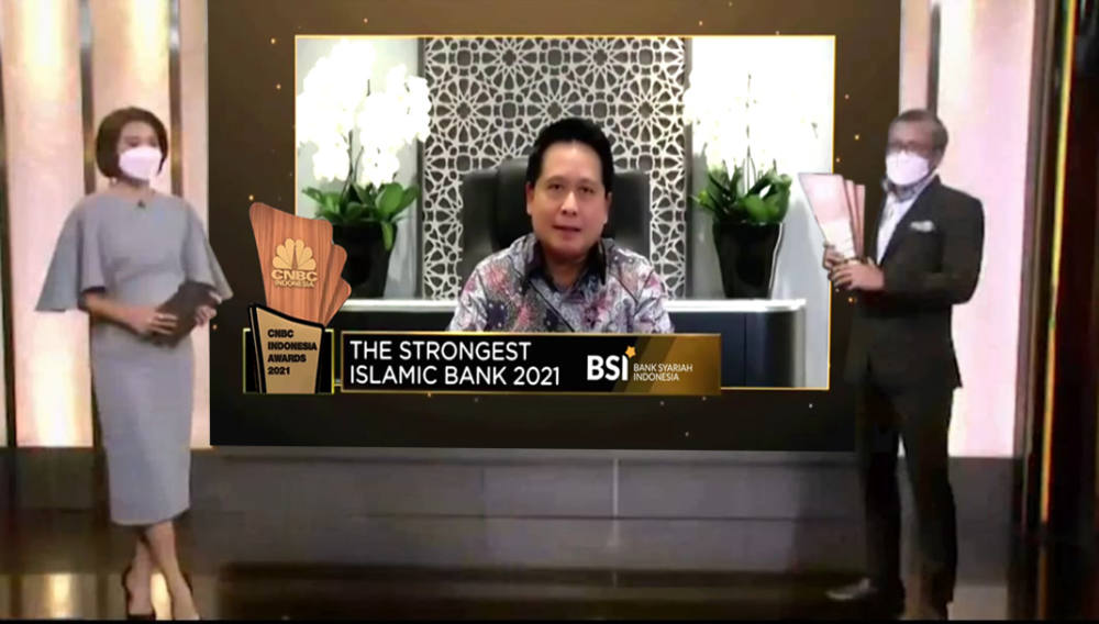 BSI Didaulat sebagai The Strongest Islamic Bank 2021
