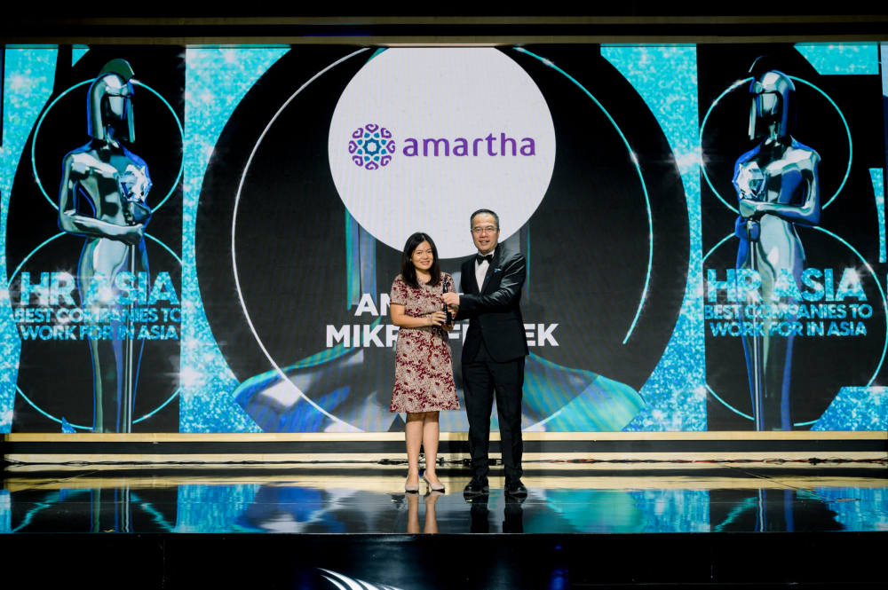 Pelopor Fintech UMKM Amartha Dinobatkan sebagai Tempat Kerja Terbaik dan Paling Peduli di Asia versi HR Asia Awards 2025