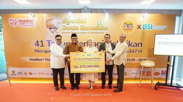 BSI Maslahat, BSI, dan HokBen Hadirkan Kebahagiaan Ramadan Lewat  Program Buka Puasa Bersama Yatim 