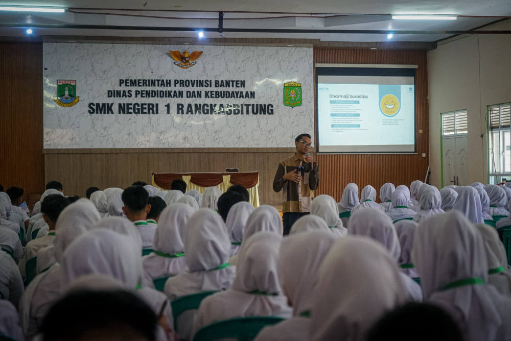 BSI Maslahat Dorong Pemerataan Akses Informasi Pendidikan di Lebak Melalui BSI Inspiring Day 
