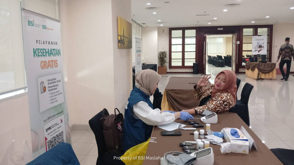 BSI Maslahat Perkuat Komitmen Layanan Sosial Lewat Pemeriksaan Kesehatan Gratis