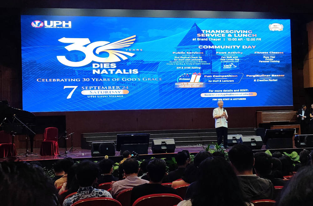 Dies Natalis ke-30 UPH: Merayakan Tiga Dekade Pencapaian dan Dedikasi Menghadirkan Pendidikan Unggul