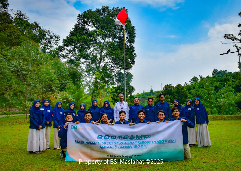 BSI Maslahat Gelar Boothcamp Maslahat Staff Development  Program (MSDP) untuk Membentuk Karakter dan Kapasitas  Amil Muda 