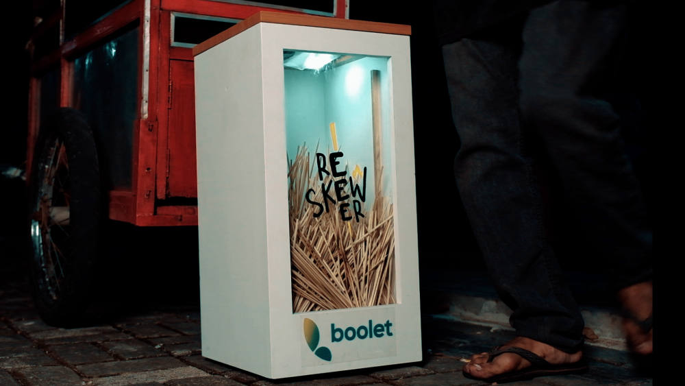 Boolet Hadirkan “Re-Skewer”, Solusi Daur Ulang Limbah Tusuk Sate Berkelanjutan