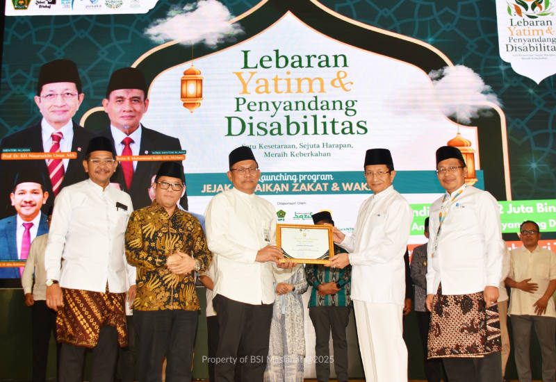 BSI Maslahat Raih Dua Penghargaan dari Kementerian Agama atas Kontribusi dalam Program Kampung Zakat dan Pemberdayaan Ekonomi Umat-KUA